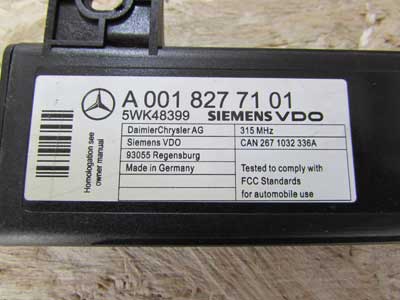 Mercedes Tire Pressure Monitoring System TPMS Receiver Module A00182771014